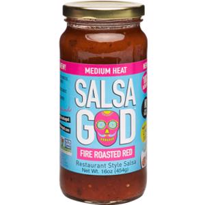 Salsa God Medium Fire Roasted Red Salsa