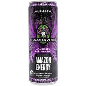 Sambazon Jungle Love Acai Berry Passion Fruit Amazon Energy Drink