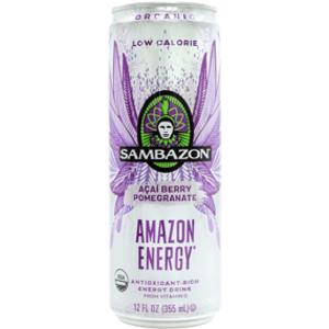 Sambazon Low Calorie Acai Berry Pomegranate Amazon Energy Drink