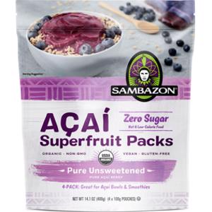 Sambazon Pure Unsweetened Acai Superfruit Packs