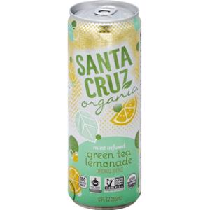 Santa Cruz Organic Mint Infused Green Tea Lemonade Carbonated Drink