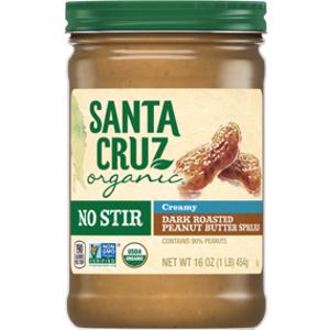 Santa Cruz Organic No Stir Creamy Dark Roasted Peanut Butter