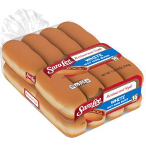 Sara Lee Restaurant Style White Hot Dog Buns