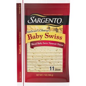 Sargento Sliced Baby Swiss Cheese
