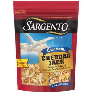 Sargento Creamery Shredded Cheddar Jack Cheese