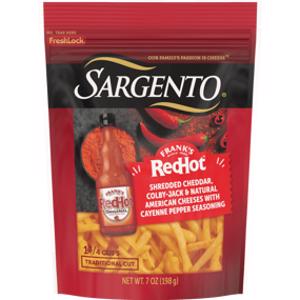 Sargento Frank’s RedHot Shredded Cheese