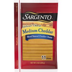 Sargento Sliced Medium Cheddar Cheese
