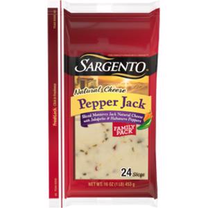 Sargento Sliced Pepper Jack Cheese