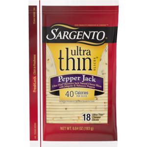 Sargento Pepper Jack Cheese Ultra Thin Slices