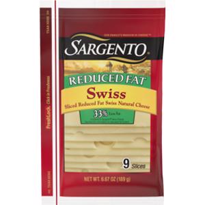 Sargento Sliced Reduced Fat Swiss Cheese