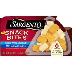 Sargento Sharp White & Mild Cheddar Snack Bites