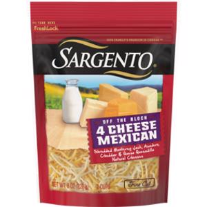Sargento Shredded 4 Cheese Mexican Cheese