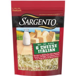 Sargento Shredded 6 Cheese Italian Cheese