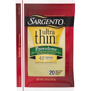 Sargento Provolone Cheese Ultra Thin Slices
