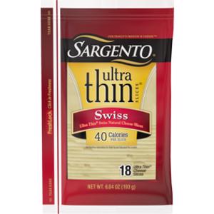Sargento Swiss Cheese Ultra Thin Slices