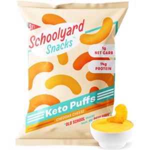 Schoolyard Snacks Cheddar Cheese Keto Puffs