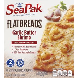 SeaPak Garlic Butter Shrimp Flatbreads