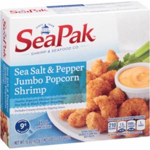 SeaPak Sea Salt & Pepper Popcorn Shrimp