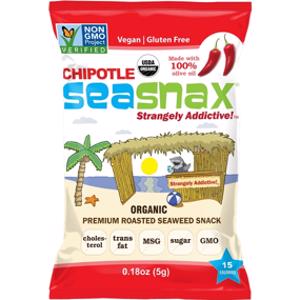 Seasnax Chipotle Roasted Seaweed Snack