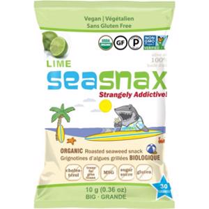 Seasnax Lime Roasted Seaweed Snack