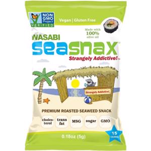 Seasnax Wasabi Roasted Seaweed Snack