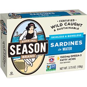 Season Skinless & Boneless Sardines in Water