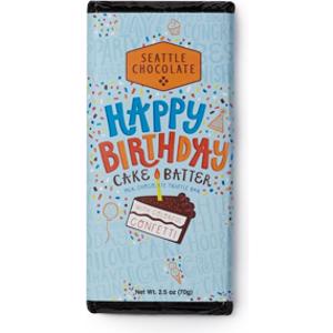 Seattle Chocolate Happy Birthday Cake Batter Milk Chocolate