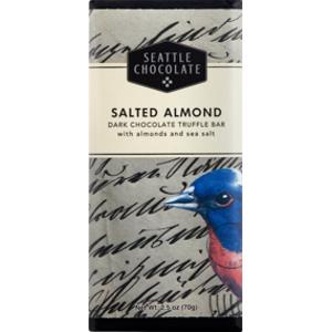 Seattle Chocolate Salted Almond Dark Chocolate