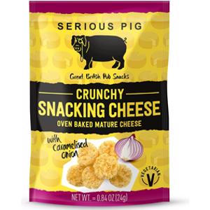 Serious Pig Crunchy Snacking Cheese with Onion