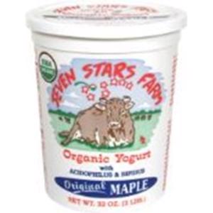 Seven Stars Farm Original Maple Organic Yogurt
