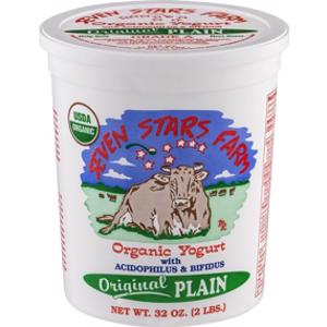 Seven Stars Farm Original Plain Organic Yogurt