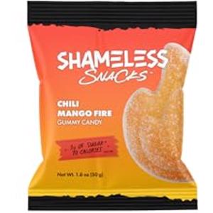 Shameless Snacks Chili Mango Fire Gummy Candy
