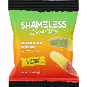 Shameless Snacks Super Wild Worms Gummy Candy