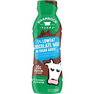 Shamrock Farms No Sugar Added Lowfat Chocolate Milk