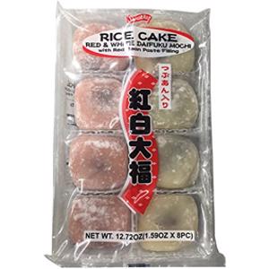Shirakiku Red & White Daifuku Mochi Rice Cake