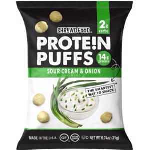 Shrewd Food Sour Cream & Onion Protein Puffs