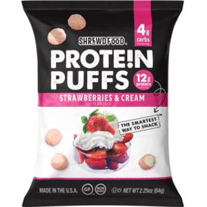 Shrewd Food Strawberries & Cream Protein Puffs