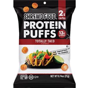 Shrewd Food Totally Taco Protein Puffs