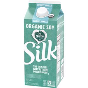 Silk Organic Unsweet Vanilla Soymilk