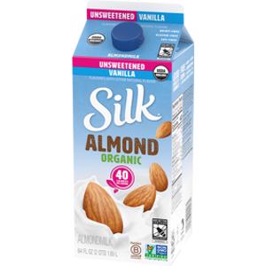 Silk Organic Unsweetened Vanilla Almond Milk