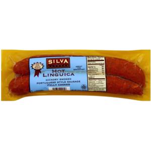 Silva Hot Linguica Cooked Portugese Sausage