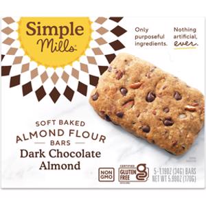 Simple Mills Dark Chocolate Almond Soft Baked Bars