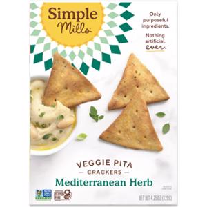 Simple Mills Mediterranean Herb Veggie Pita Crackers