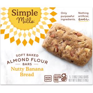 Simple Mills Nutty Banana Bread Soft Baked Bars