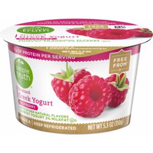 Simple Truth 2% Lowfat Strained Raspberry Greek Yogurt