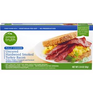 Simple Truth Cooked Hardwood Smoked Turkey Bacon