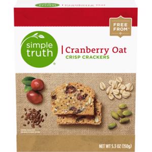 Simple Truth Cranberry Oat Crisp Crackers