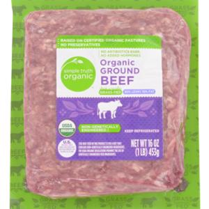 Simple Truth Organic 90% Lean Grass Fed Ground Beef