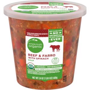 Simple Truth Organic Beef & Farro w/ Spinach Soup