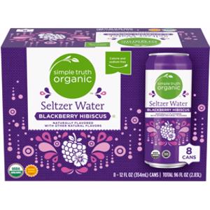 Simple Truth Organic Blackberry Hibiscus Seltzer Water